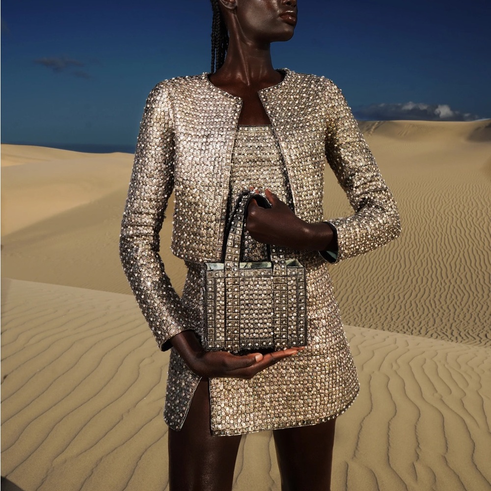 Clio Peppiat x Annie’s Ibiza Achilles jacket in mercury NWT